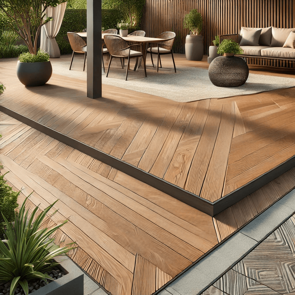 Sàn Nhựa Giả Gỗ Chống Nước Ngoài Trời