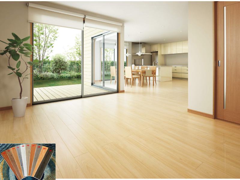 Sàn vinyl cuộn Ưu điểm và ứng dụng đa dạng