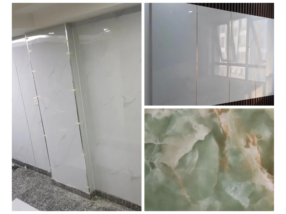 Ốp Tường Sang Trọng Với Vật Liệu Nhựa Giả Đá