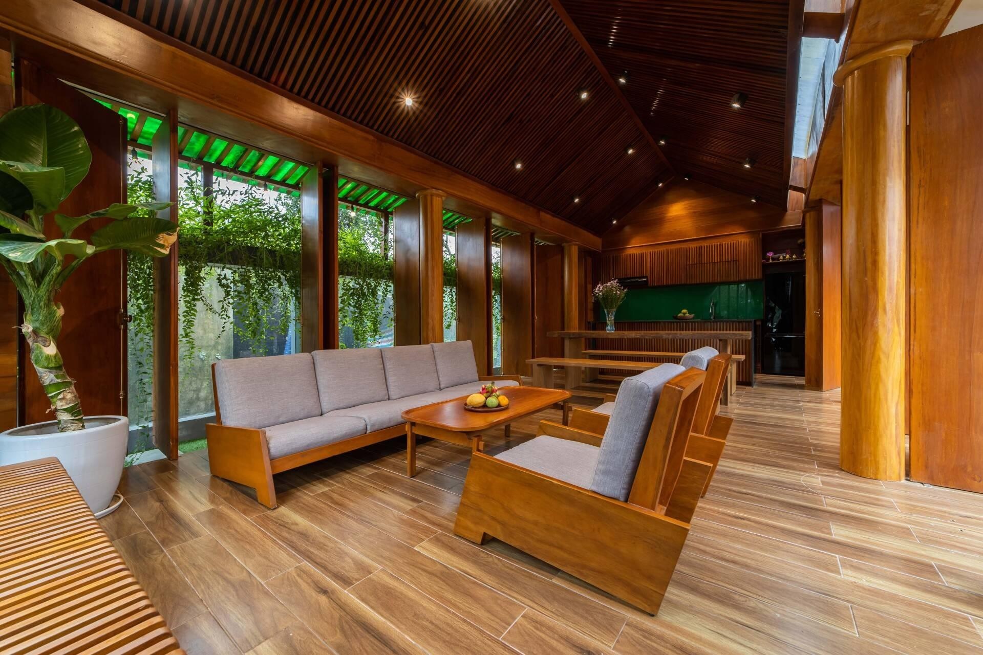 Nhà gỗ 3 gian hiện đại: Thiết kế đẹp, tiện nghi cho không gian sống lý tưởng